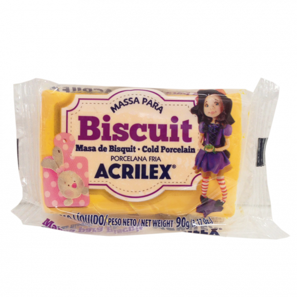 Masa de Porcelana fría Biscuit Acrilex