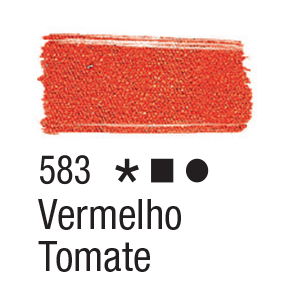 Pintura mate #583 rojo tomate 37 ml - Acrilex